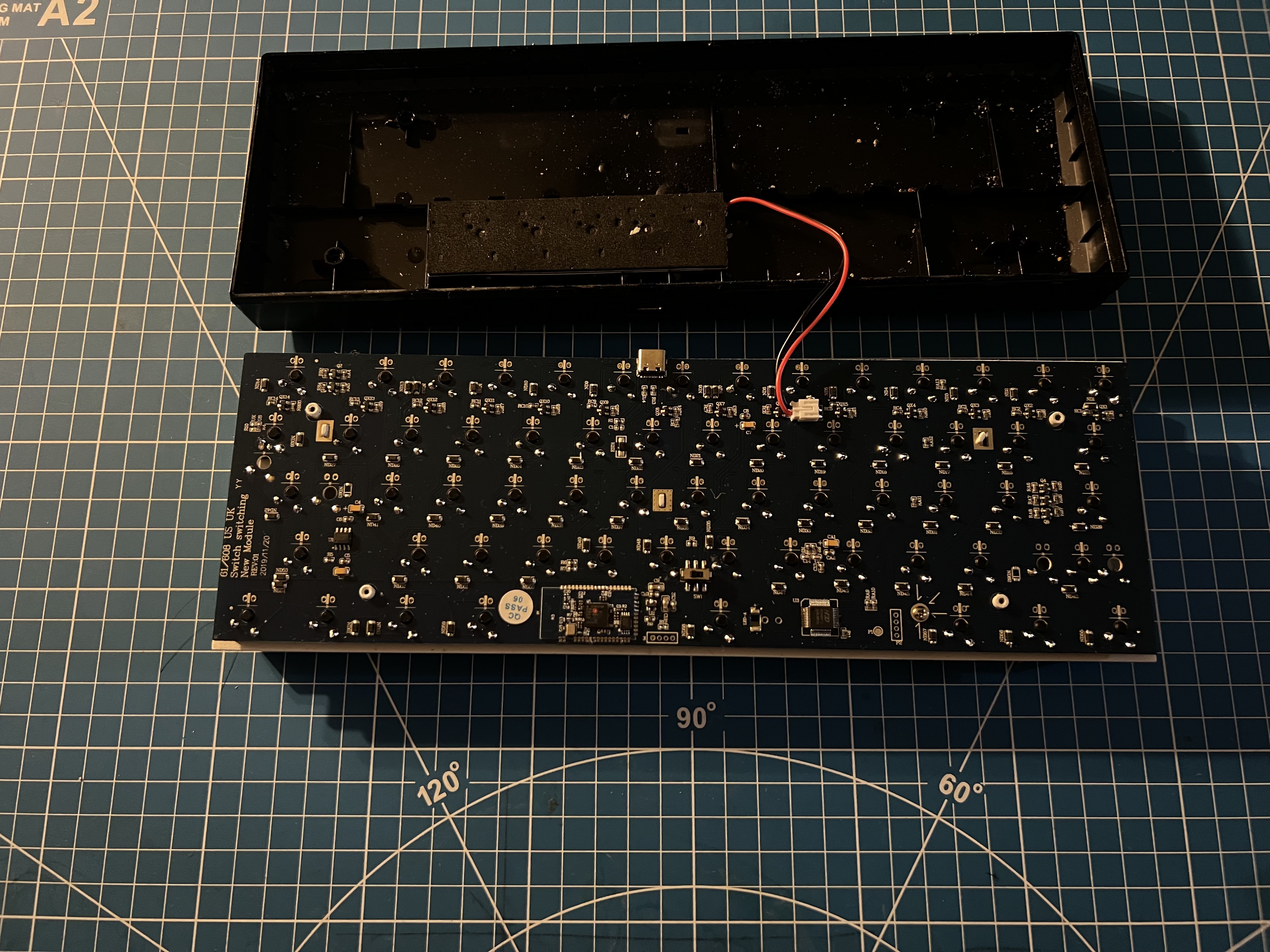 Custom mechanical keyboard PCB and enclosure